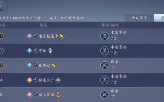 天刀手游微氪攻略（以最少的投入，获得最大的乐趣！）