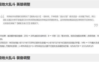 极地大乱斗出装攻略（掌握最佳出装策略，成为无敌王者！）