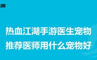 《热血江湖手游任务宠物攻略》（探索无尽的江湖，收集强大的宠物助力战斗）
