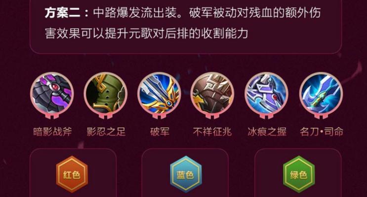 《全面解析最新中路新英雄出装攻略》（掌握最佳出装方案，成为中路霸主！）-第3张图片-游趣乐园