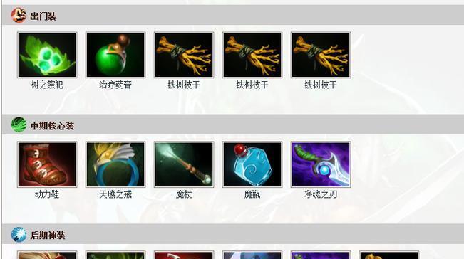 以大树辅助出装加点攻略（如何优化大树的辅助能力，选择适合的装备与技能）-第1张图片-游趣乐园
