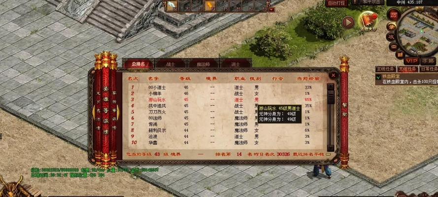《传奇世界手游初级教程攻略》（掌握游戏技巧，成就传奇世界）-第2张图片-游趣乐园